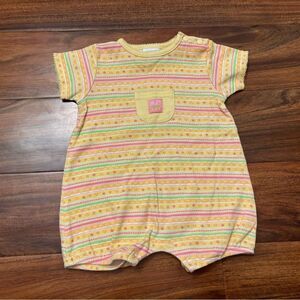 Carters Baby Vintage Pretty Pretty stripe short sleeve romper
